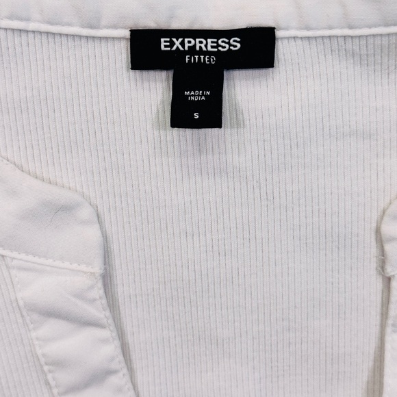 Express White Blouse with Puffed Sleeves - Picture 5 of 6